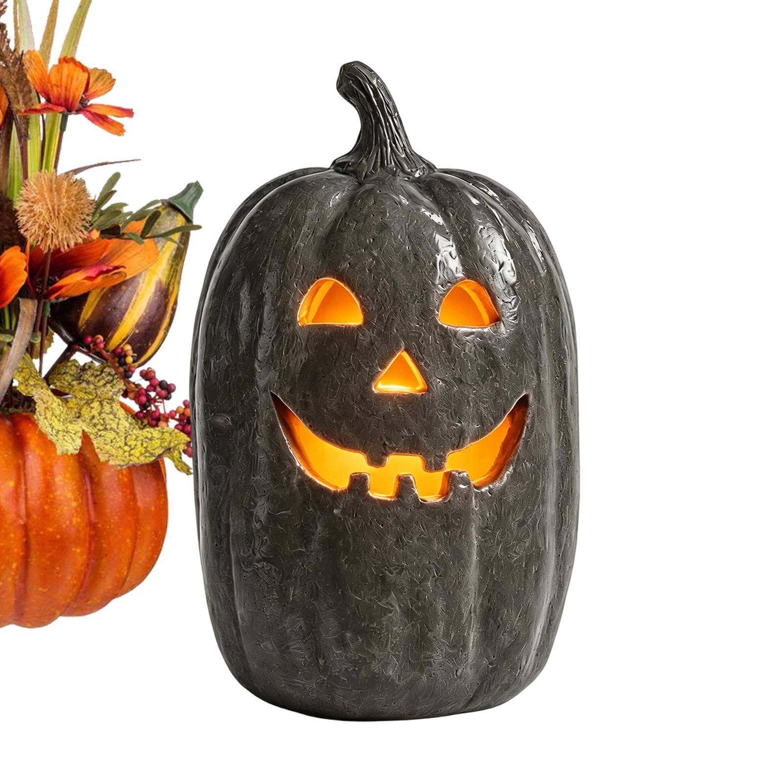 Pumpkin Lantern Halloween - ハロウィン パンプキンランタン 樹脂製パンプキン 手作りランタン飾り ハロウィン室内装飾 室内卓上センターピース用