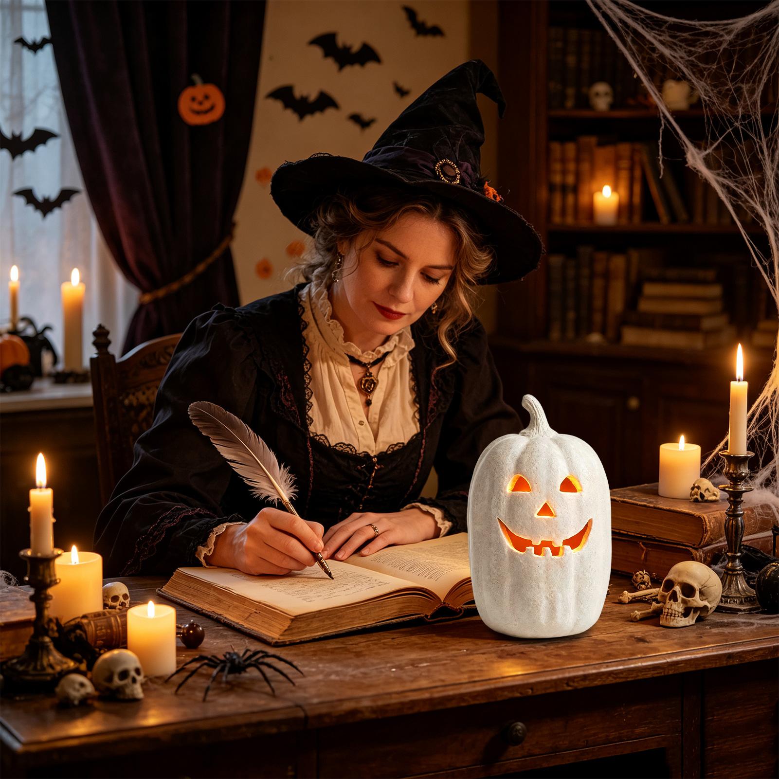 ハロウィン パンプキンランタン 樹脂製パンプキン 手作りラン - Pumpkin Lantern Halloween のレビューと価格