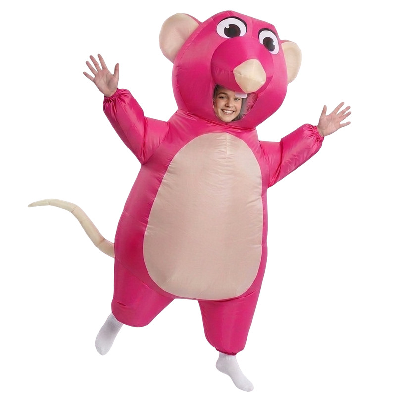 大人用、男女兼用、空気で膨らませるタイプの漫画のネズミのコス - Halloween Costume Adult のレビューと価格
