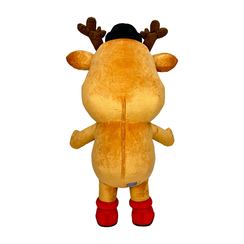 SAYGO クリスマス鹿インフレータブルぬいぐるみコスチュー - Halloween Costume Adult のレビューと価格