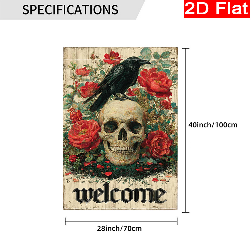 2Dフラットデザイン - 2Dフラットハロウィーン、スケルト - Halloween Skeleton Decoration のレビューと価格