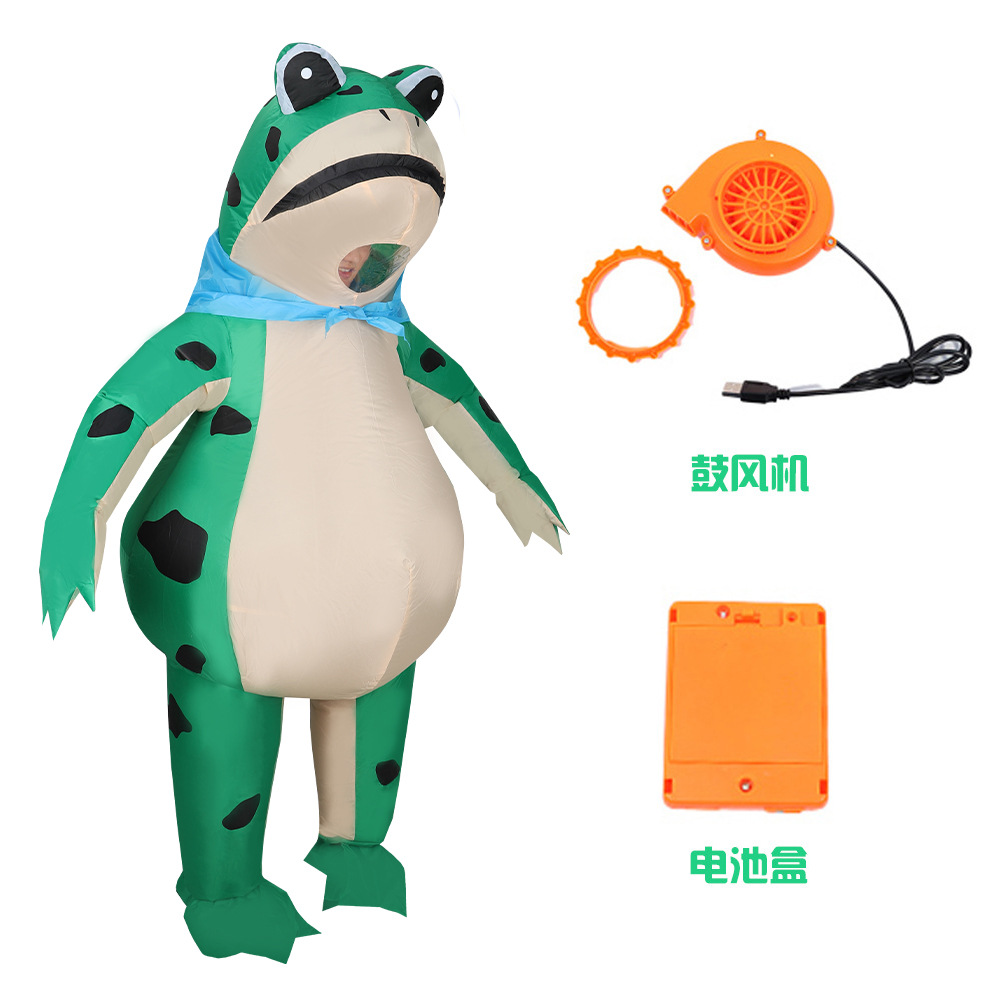ZOETOPKID インフレータブルカエルコスプレコスチュー - Halloween Costume Adult のレビューと価格