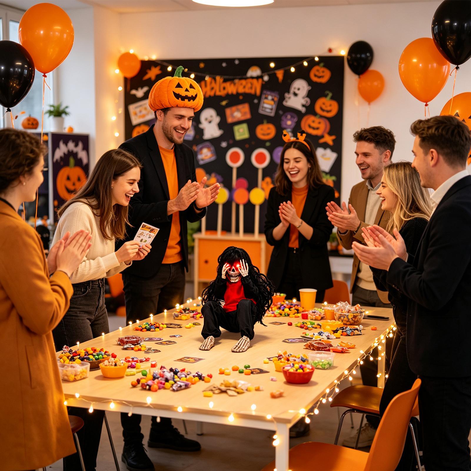 ハロウィン スケルトン ハロウィン ロングヘア 光る目で泣く - Halloween Skeleton Decoration のレビューと価格
