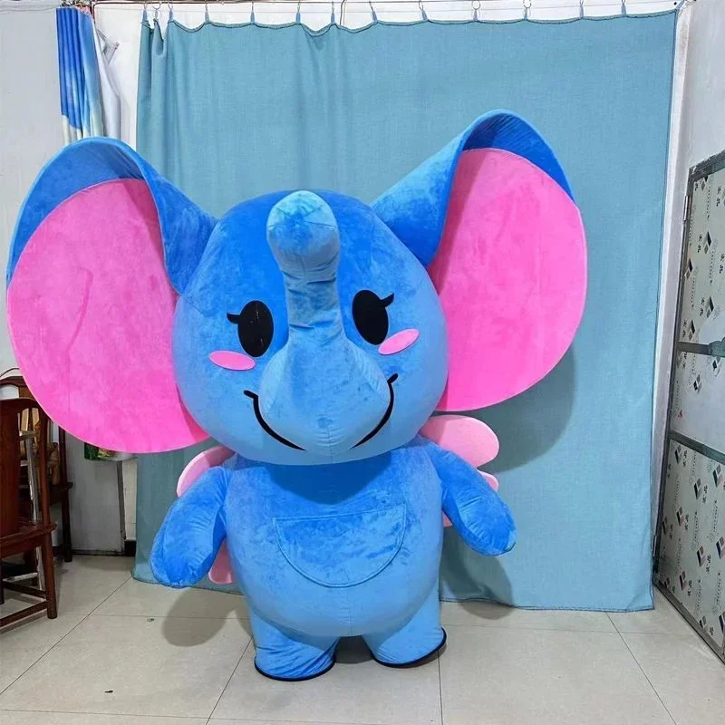 巨大な空気で膨らませるダンボの着ぐるみ。大人用。ハロウィン、 - Halloween Costume Adult のレビューと価格