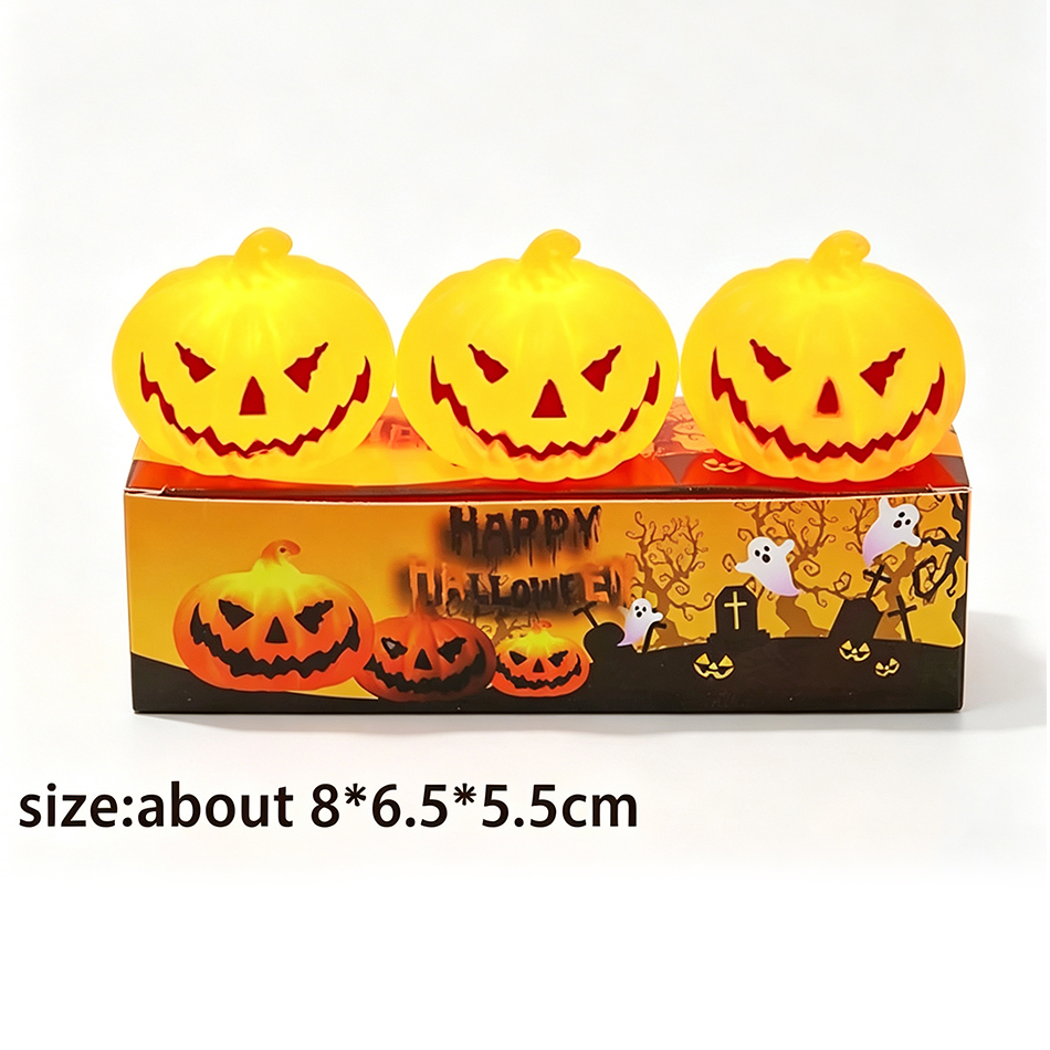 LEDかぼちゃランプ、暖色系の光、ハロウィーンのテーブルデコ - Halloween Pumpkin Decor Led のレビューと価格